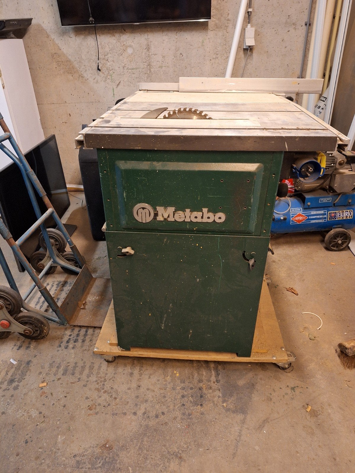 metabo zaagtafel, Doe-het-zelf en Verbouw, Gereedschap | Zaagmachines, Ophalen, Gebruikt, Cirkelzaag, 30 tot 70 mm