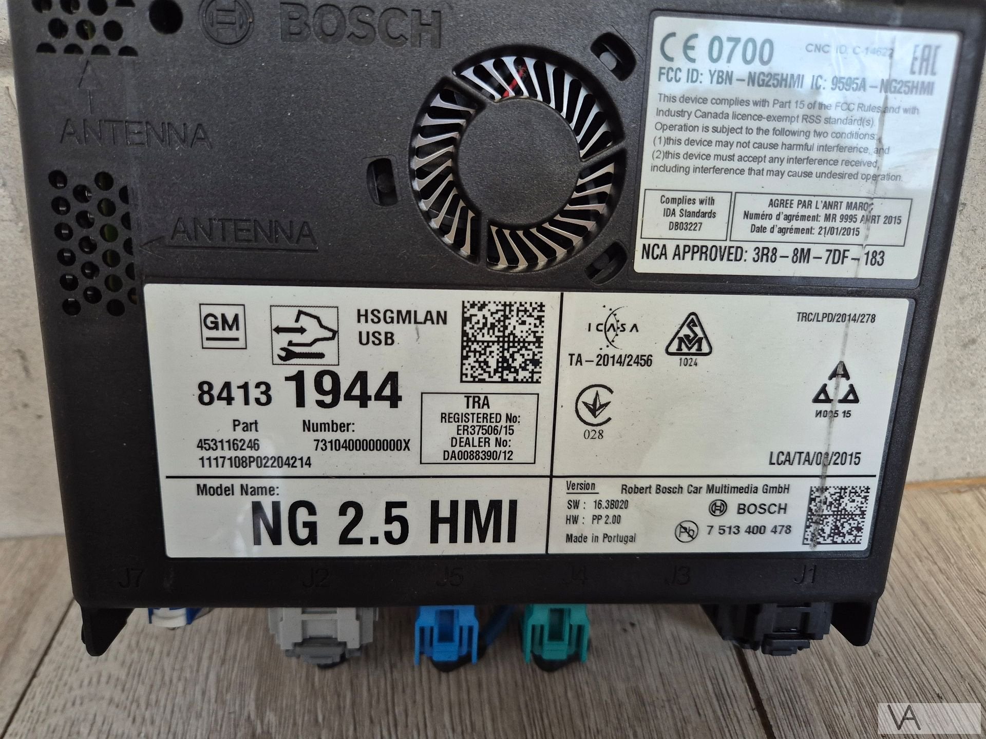 Navigatie module NG van Opel Astra K 2015 - 2021 84131944, Auto-onderdelen, Gebruikt, -, -, Opel