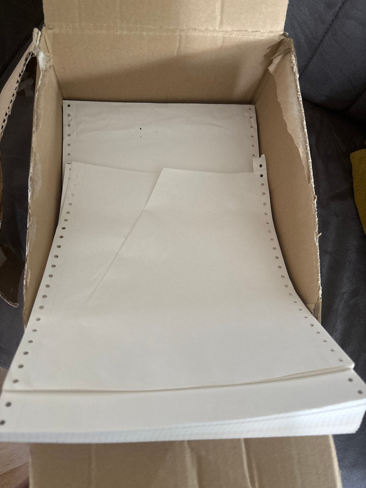 Matrix printer papier - ideaal voor grappige speeches, Computers en Software, Printers, Ophalen of Verzenden, Gebruikt