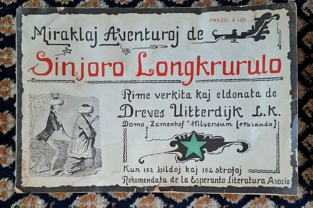 Sinjoro Longkrurulo Esperanto 1927, Boeken, Ophalen of Verzenden, Gelezen, Algemeen