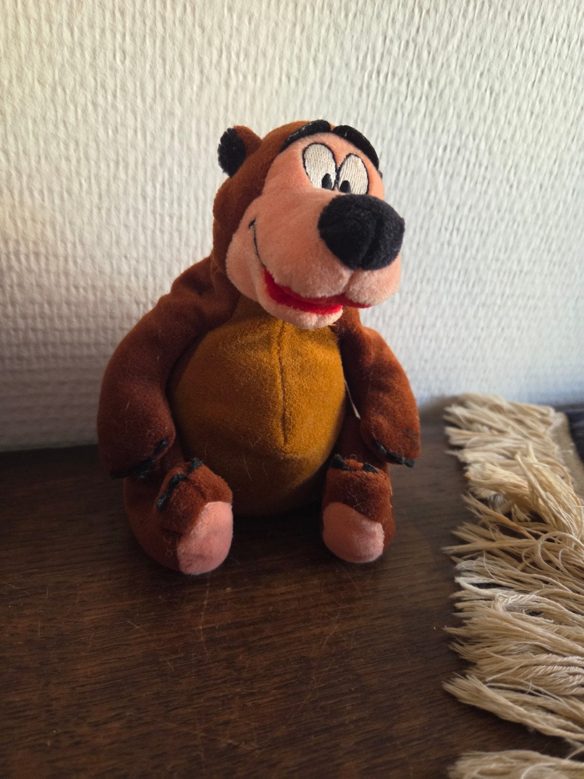Vintage Disney Store Humphrey the Bear knuffel grin and bear, Ophalen of Verzenden, Donald Duck, Zo goed als nieuw, Knuffel