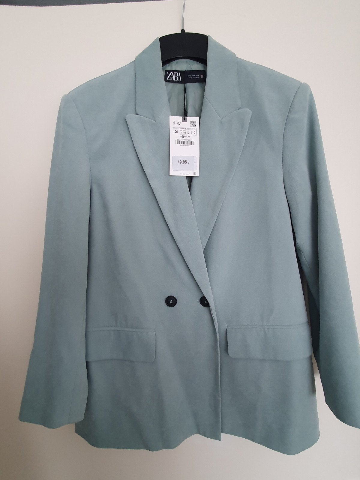 Zara Blazer Lichtgroen Maat S - Nieuw met kaartje, Kleding | Dames, Zara, Nieuw, Ophalen of Verzenden, Jasje