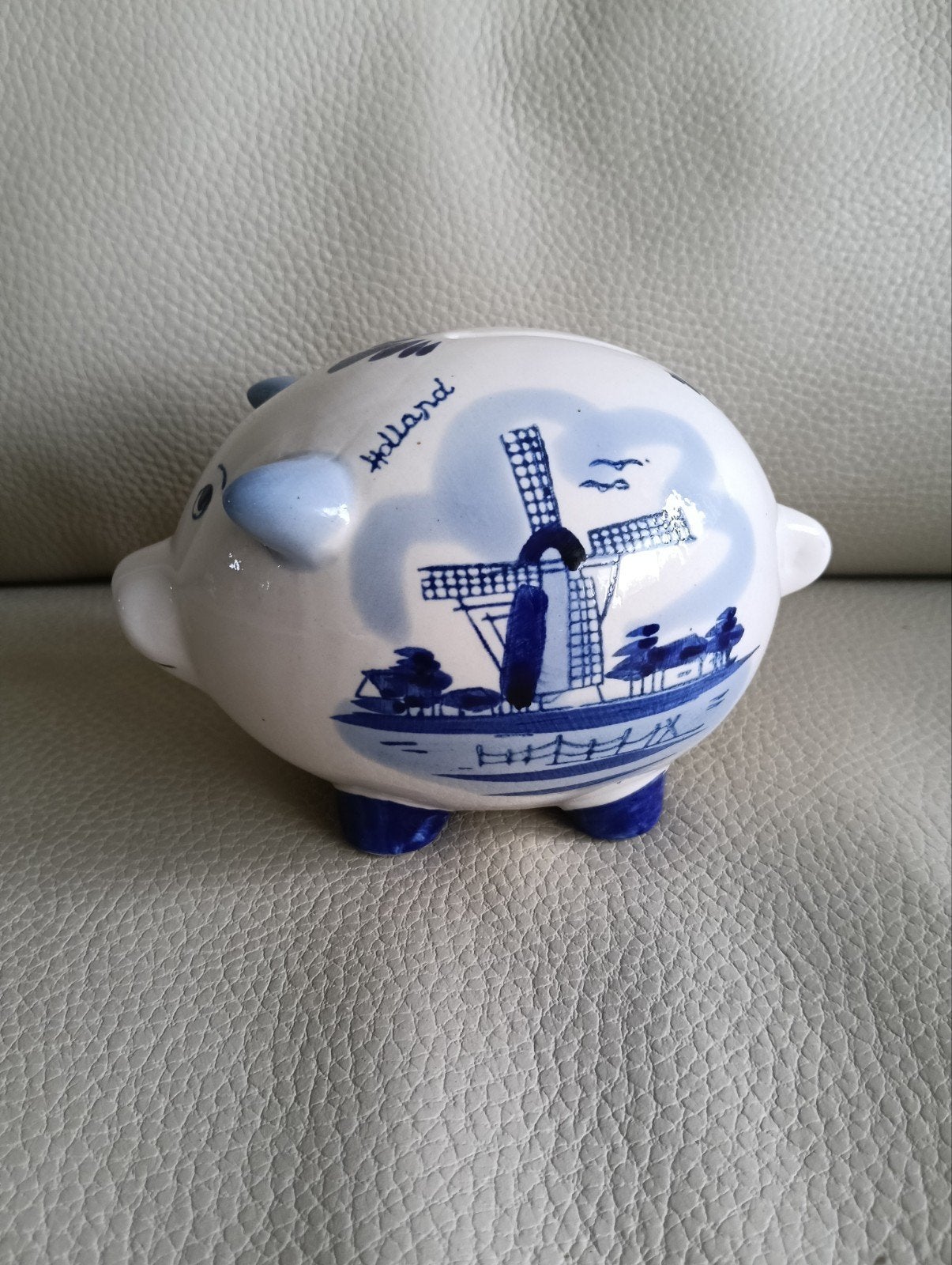 Delfts Blauw spaarvarken - Holland souvenir, Ophalen of Verzenden