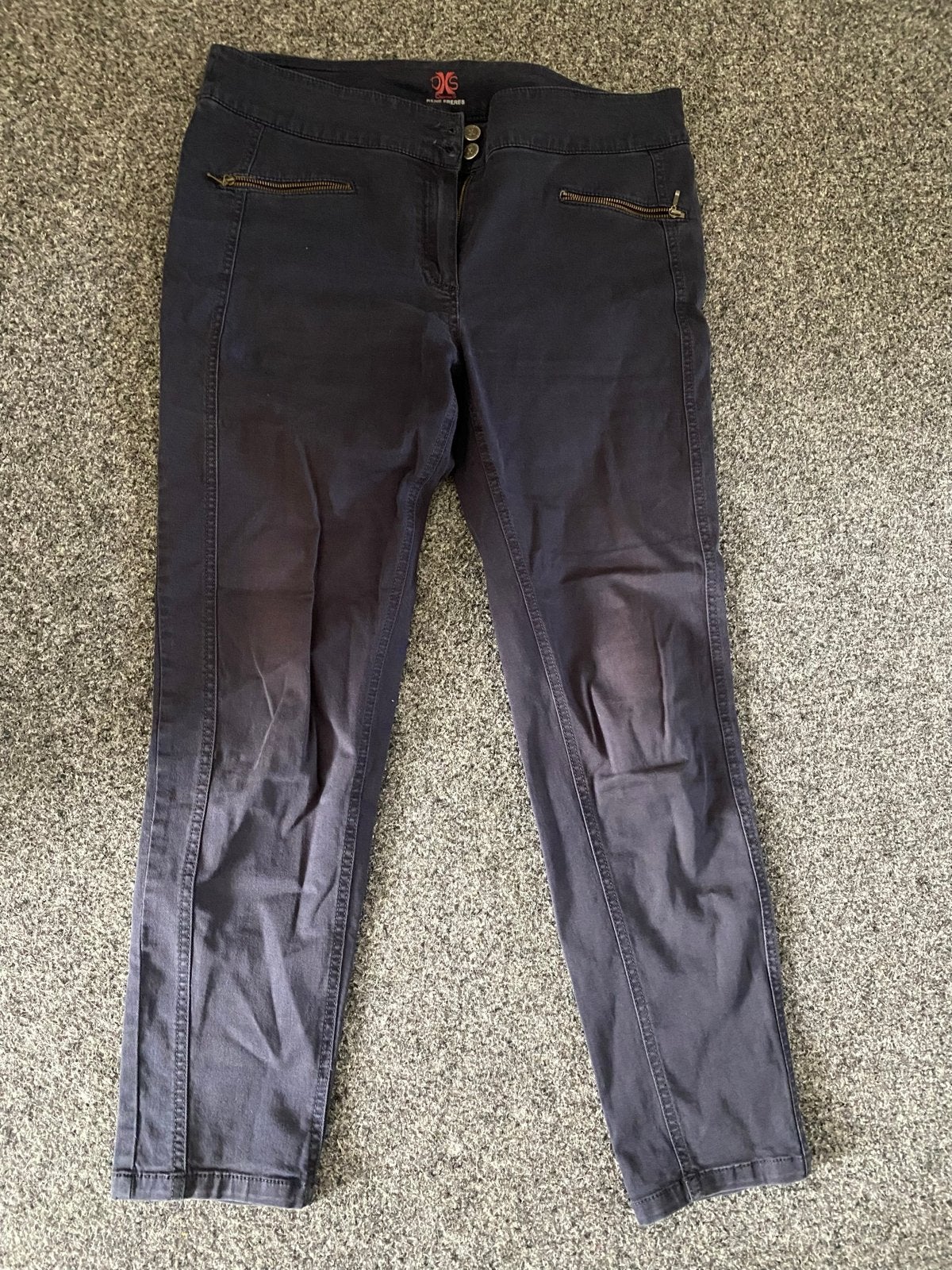 Rene Freres Amber broek - Maat 44 (L), Kleding | Dames, Maat 42/44 (L), Lang, Gedragen, Verzenden