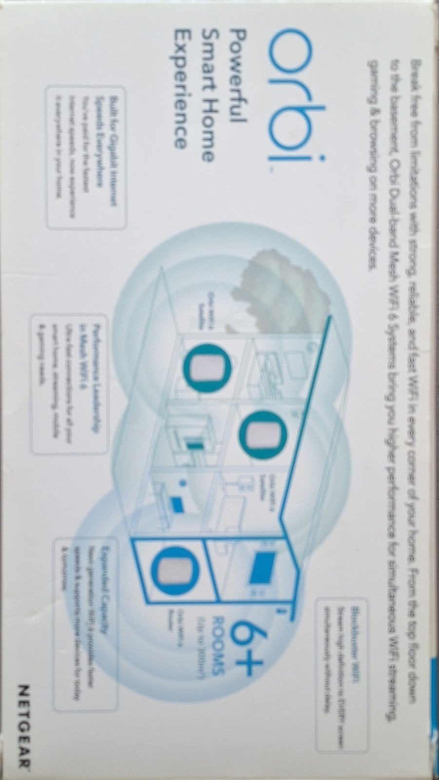 Orbi RBR350 en RBS350 WiFi 6 Mesh Systeem voor snel internet, Computers en Software, Routers en Modems, Ophalen of Verzenden