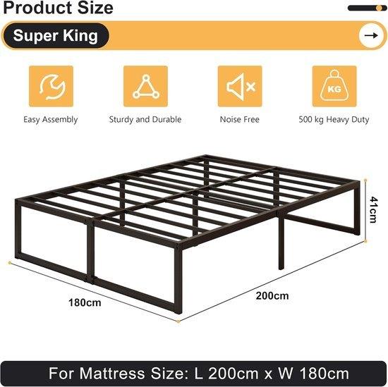 Metalen Bed – Bedframe – Stalen Lattenbodem, Corvance B.V., Verzenden, Nieuw, Corvancebol@gmail.com
