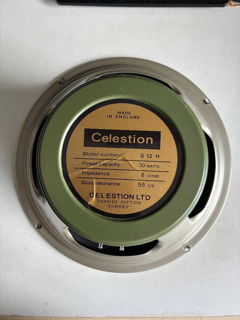 12" Celestion Heritage G12H 30W / 8 Ohm, Gebruikt, Overige typen, Minder dan 60 watt, Ophalen