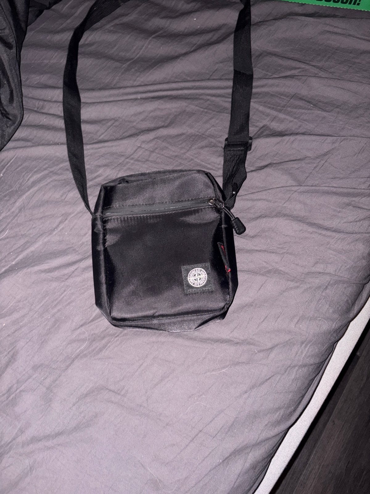 Stone Island Tasje - Zwart, Ophalen of Verzenden, Zo goed als nieuw, Zwart, Overige merken