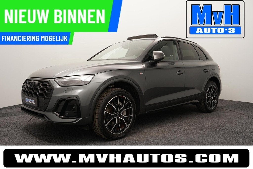 Audi Q5 50 TFSI e S edition Quattro|300PK|PANO|MATRIX-LED|SO, Auto's, Audi, Automaat, Gebruikt, 4 cilinders, Leder en Stof