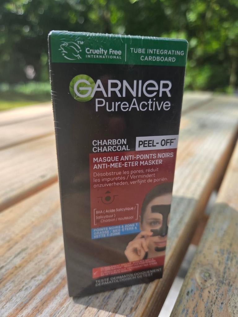 Garnier Pure Active Charcoal anti mee eter masker, Verzenden, Nieuw, Gehele gezicht