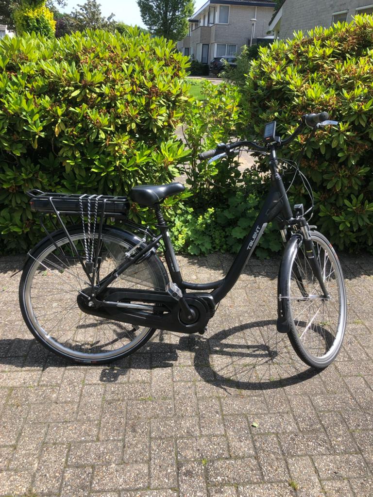 Talent E-bike Damesfiets - Zo goed als nieuw, Zo goed als nieuw, Minder dan 47 cm, 50 km per accu of meer, Ophalen