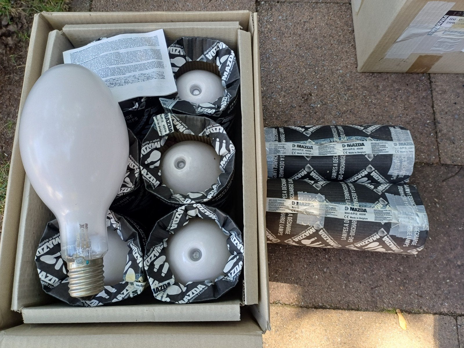 9x Mazda Metal halide 400 Watt E40 fitting, Ophalen of Verzenden, Nieuw, E40