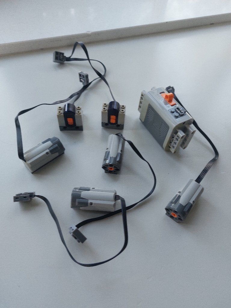 technic Lego motorset 7-delig, Lego, Ophalen of Verzenden, Zo goed als nieuw, Technic