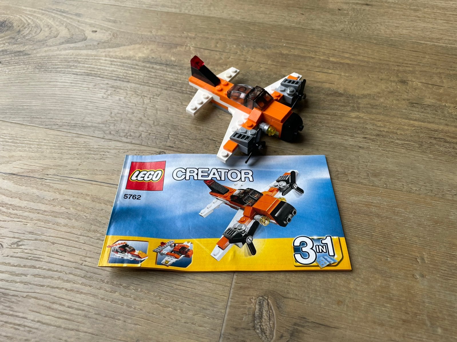 Lego Creator 3 in 1 vliegtuig 5762, Ophalen of Verzenden, Zo goed als nieuw