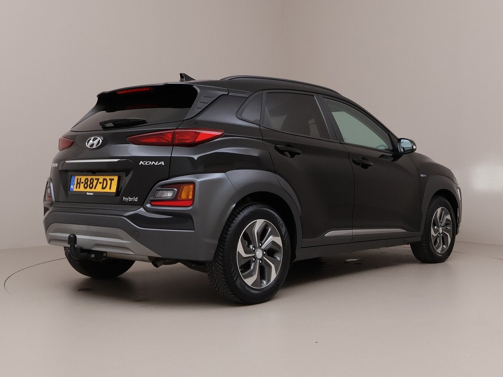 Hyundai KONA 1.6 GDI HEV Fashion I Trekhaak I Adaptive Cruis, Gebruikt, Euro 6, Zwart, Origineel Nederlands