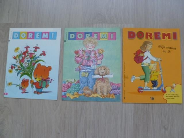 3 Doremi tijdschriften Moederdag. + 1 extra mini boekje., Kinderen en Baby's, Ophalen of Verzenden, Zo goed als nieuw, Taal en Lezen