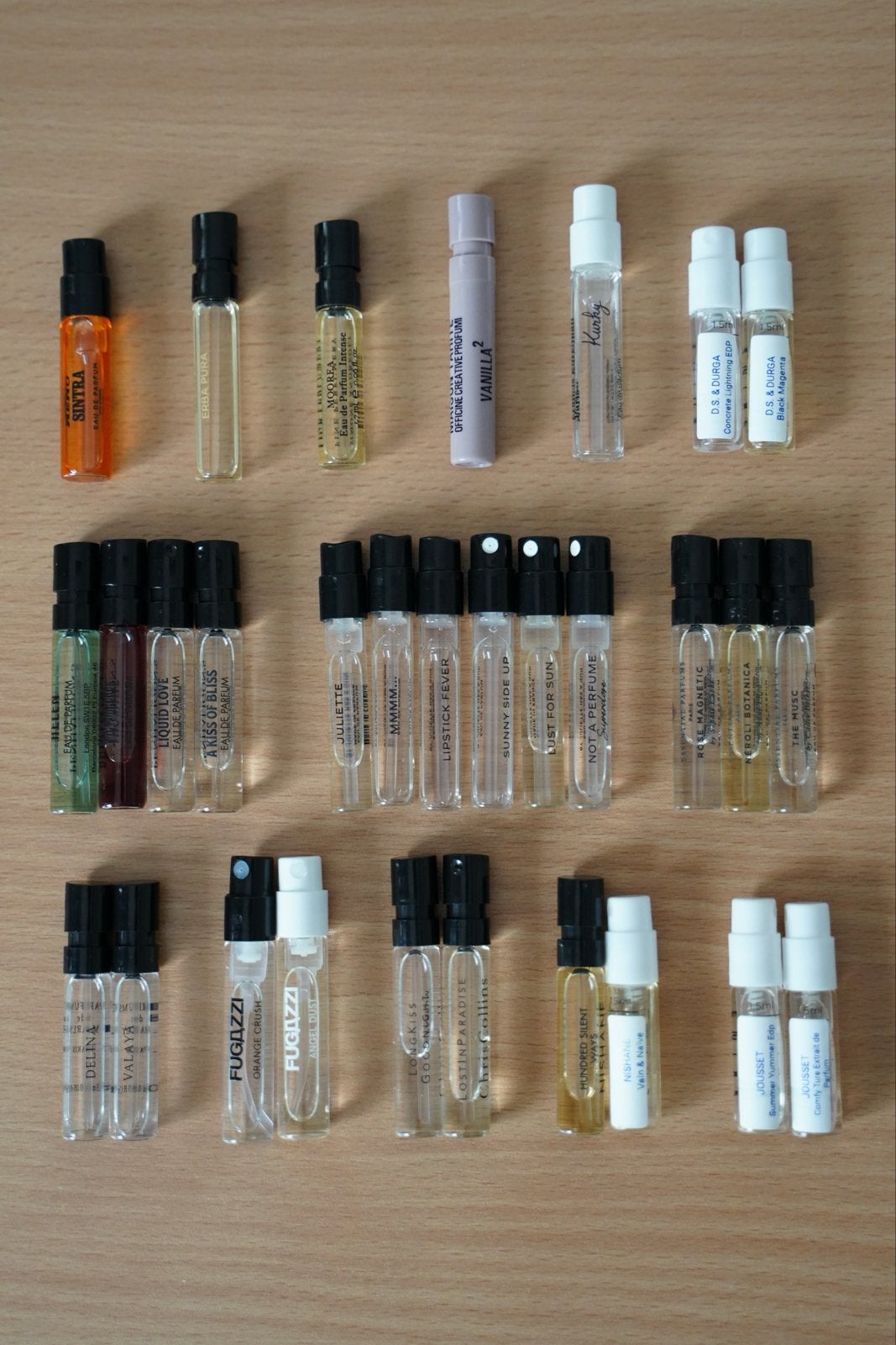 Dames parfum sampleset (diverse niche merken), Ophalen of Verzenden, Gebruikt