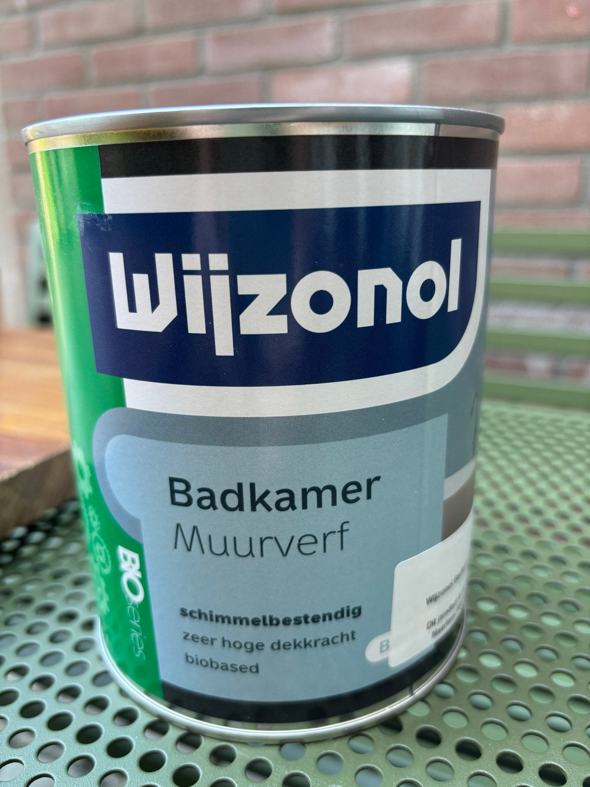 Wijzonol Badkamer Muurverf RAL 9010 - 1 Liter, Ophalen, Wit, Nieuw, Verf