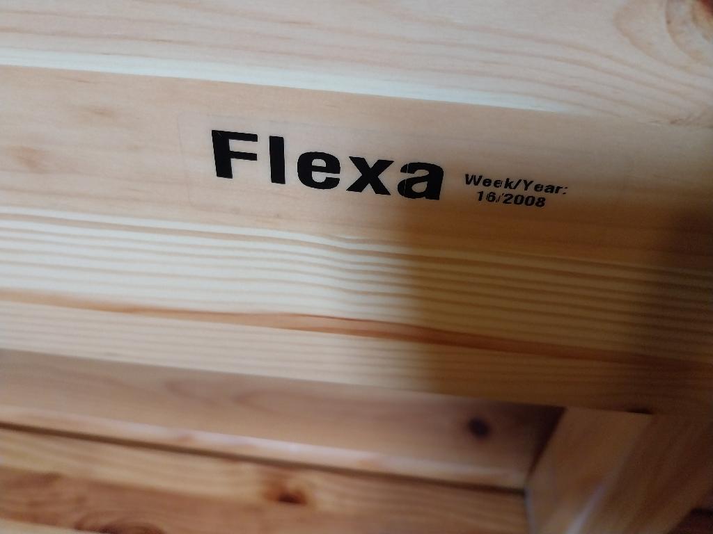 Flexa bedbank classic grenenhout, Ophalen, 90 cm, Zo goed als nieuw, 200 cm