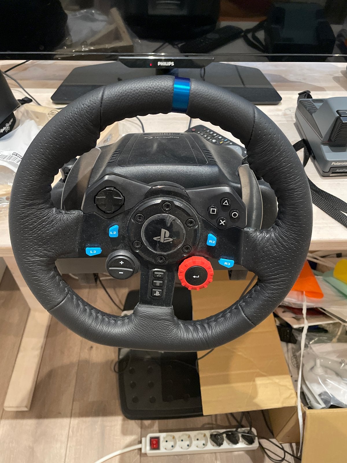 Logitech G29 racestuur met pedalen en shifter, Ophalen, Racestuur, Gebruikt, Force feedback