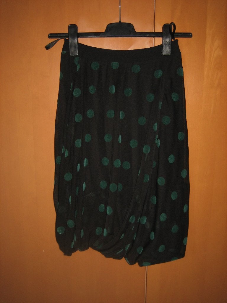 Prachtige speelse rok met polkadots KEMPERMAN 36-38 snazzeys, Kleding | Dames, Verzenden, Zwart, Nieuw, Cora Kemperman