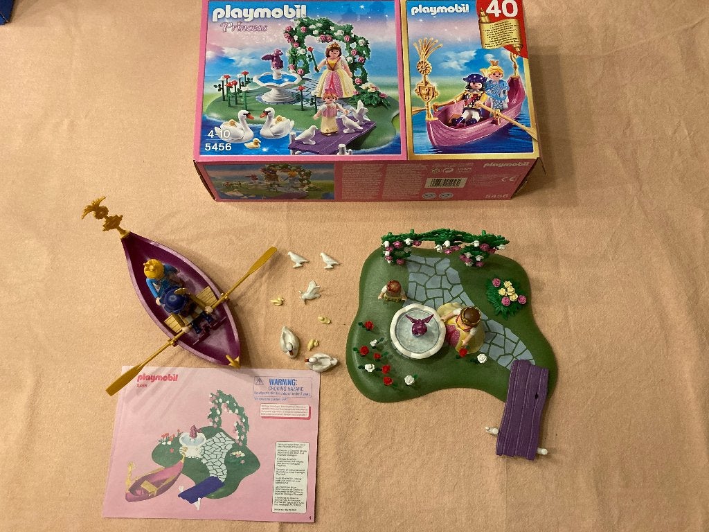 Playmobil princess jubileum set 5456 boot met eilandje!, Complete set, Ophalen of Verzenden, Zo goed als nieuw, Princess