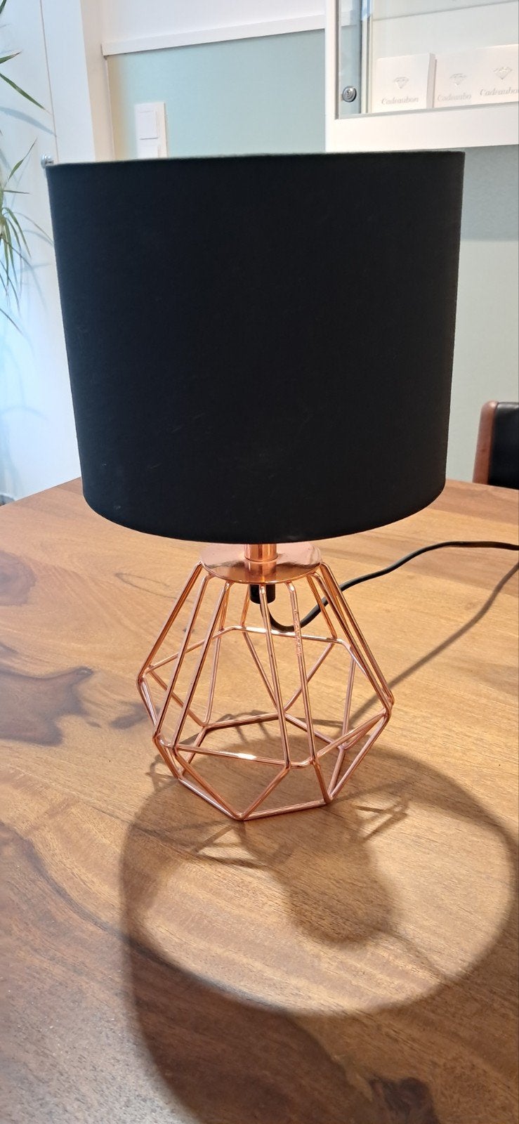 Tafellamp, Huis en Inrichting, Ophalen, Zo goed als nieuw, Rond, 16 cm
