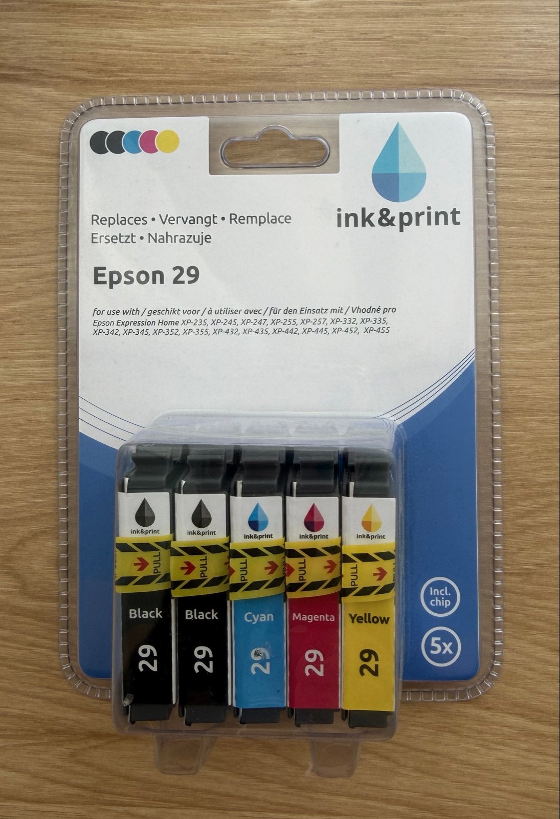 Epson 29 Inktcartridges - 5-pack (ink&print), Computers en Software, Ophalen, Nieuw, Cartridge