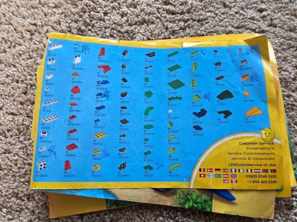 LEGO Creator 31031 Regenwoud Dieren (compleet), Ophalen of Verzenden, Gebruikt