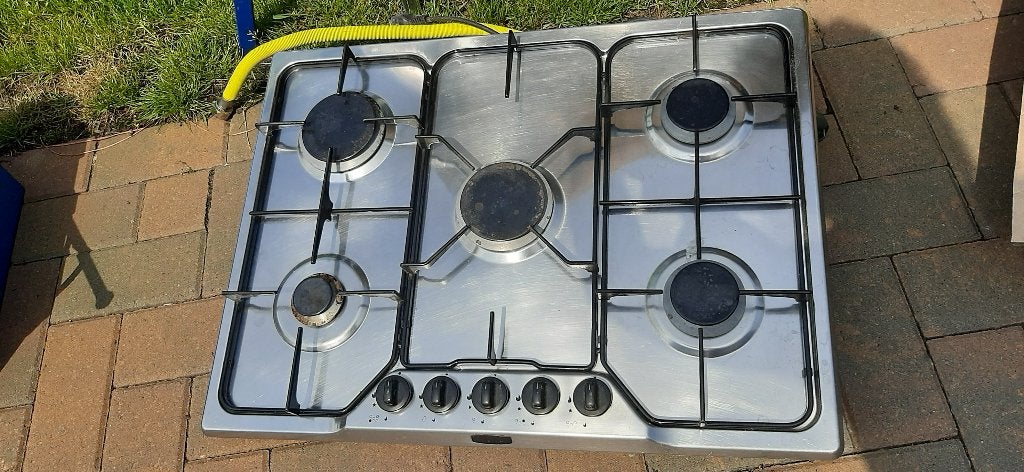 5 pits gaskookplaat, Ophalen, Gebruikt, Inbouw, Gas