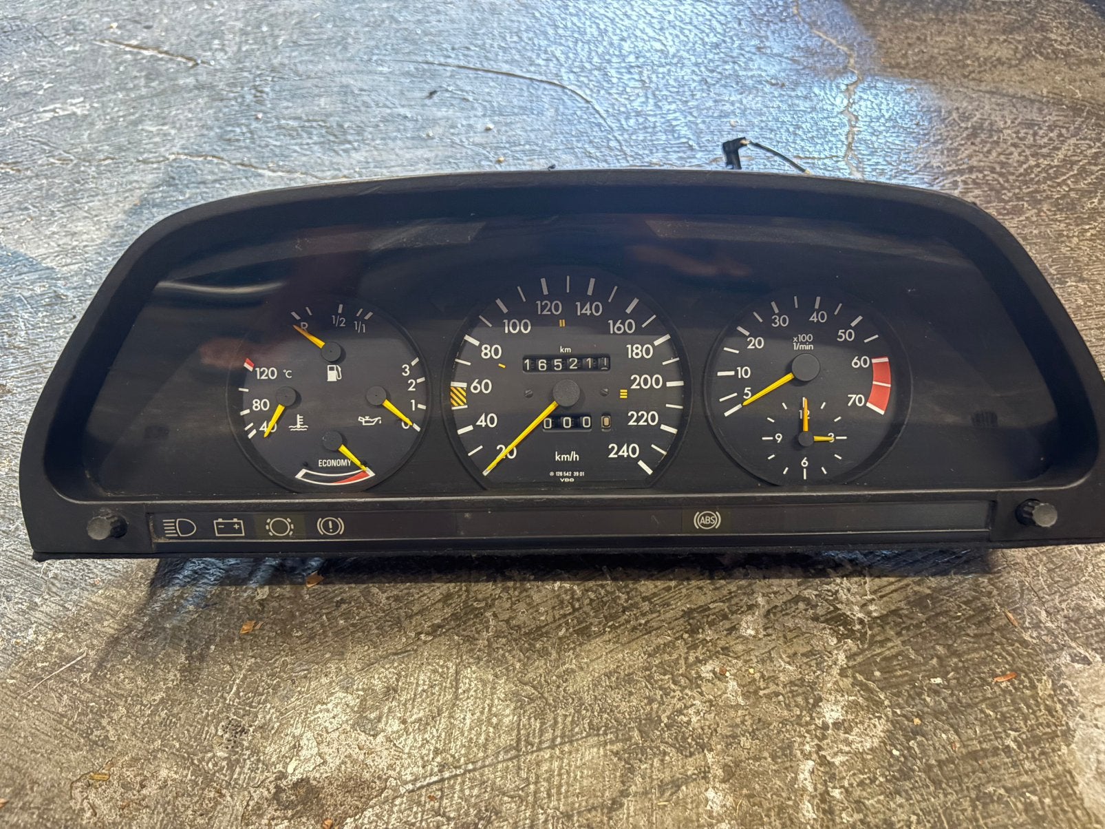 Dashboard en KM met toerenteller voor Mercedes Benz, Ophalen, Gebruikt, Mercedes-Benz