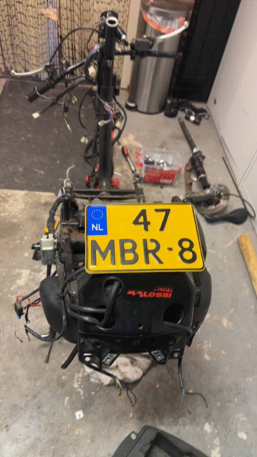 Piaggio Skipper 125cc frame op A1, Ophalen, Gebruikt, Frame, Piaggio
