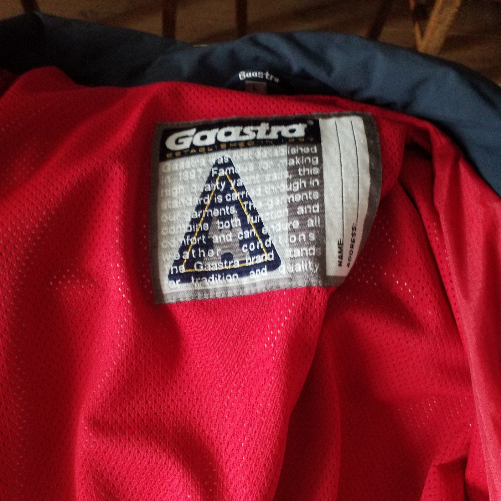 Gaastra zeiljack large, Ophalen of Verzenden, Zo goed als nieuw, Maat 52/54 (L), Blauw