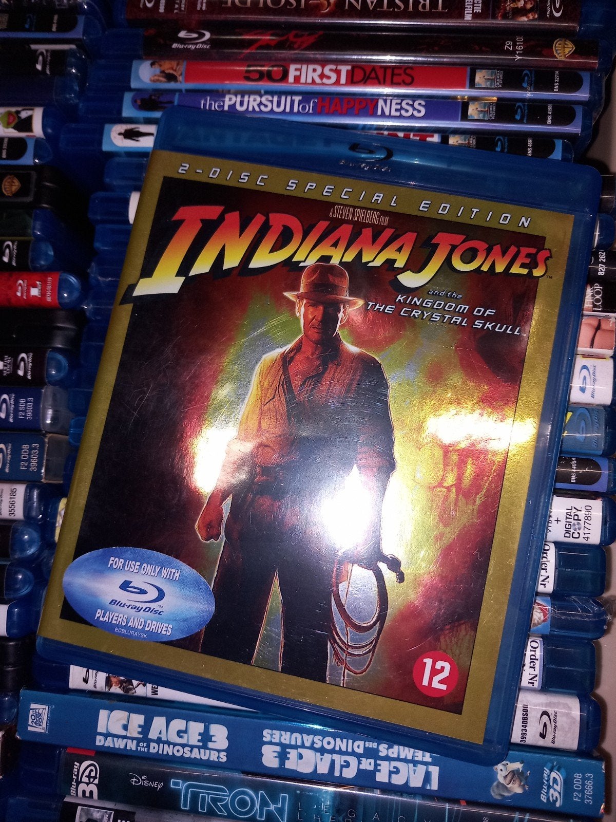 Indiana Jones and the Kingdom of the Crystal Skull Blu-ray, Cd's en Dvd's, Blu-ray, Avontuur, Inclusief extra's, Film, Onbekend
