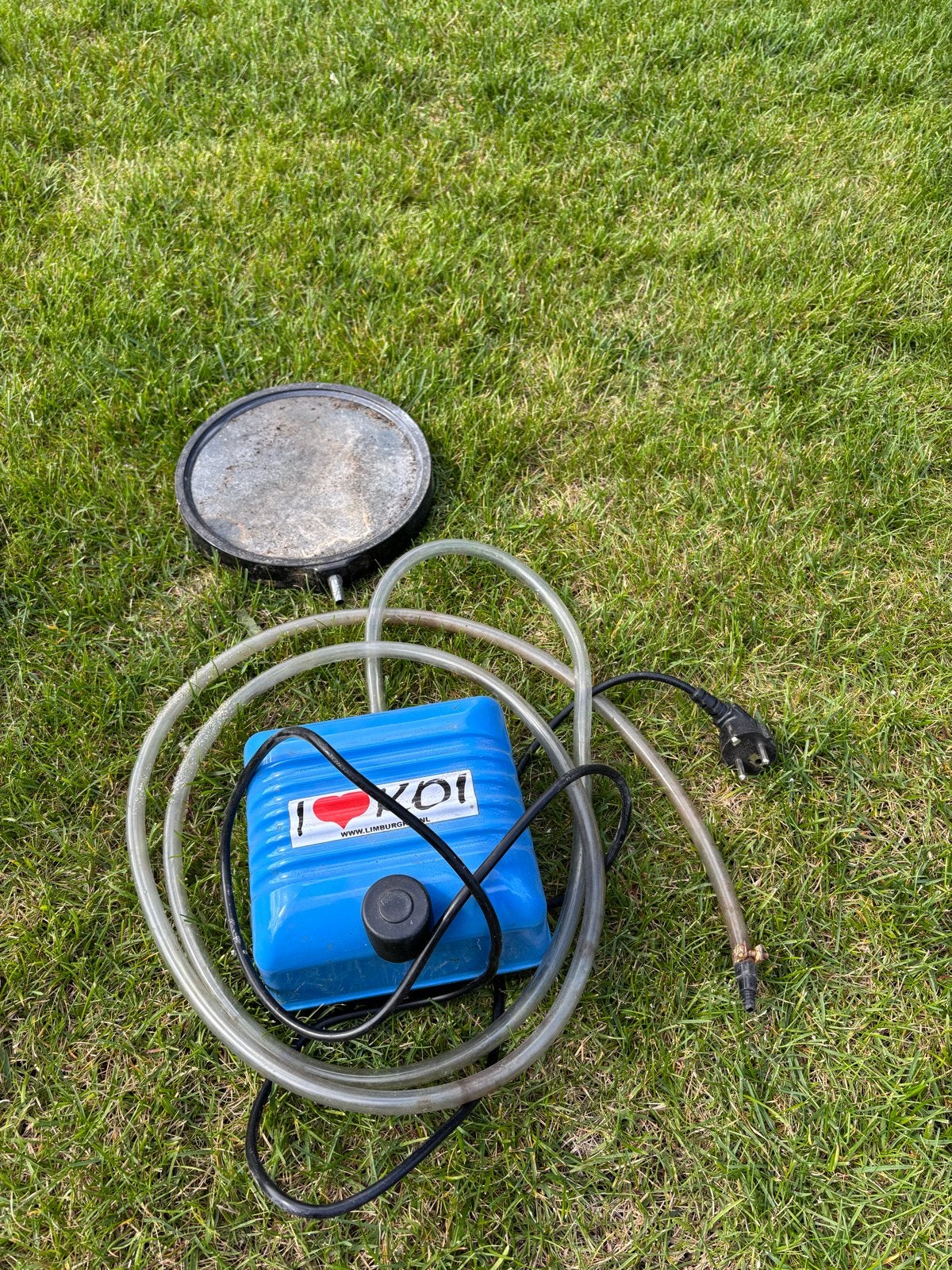 Luchtpomp met steen, Tuin en Terras, Vijver-toebehoren, Ophalen, Gebruikt, Overige typen