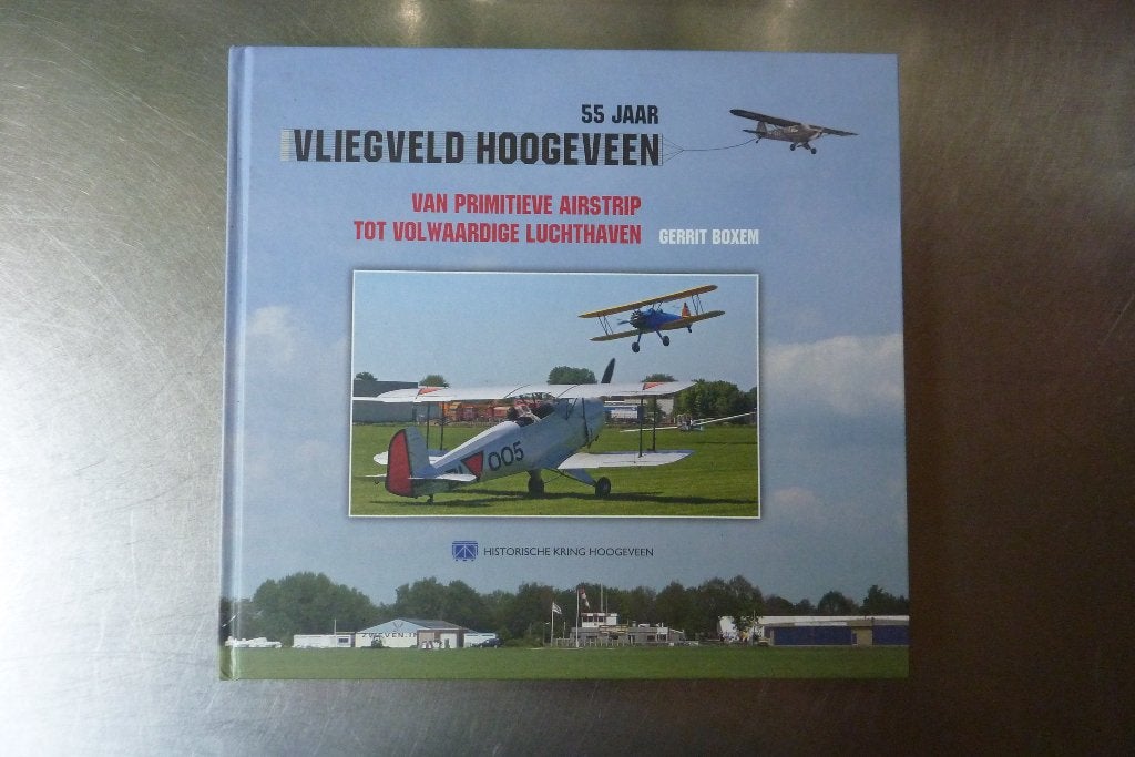 55 jaar Vliegveld Hoogeveen - Gerrit Boxem, Boeken, Ophalen of Verzenden, 20e eeuw of later, Zo goed als nieuw