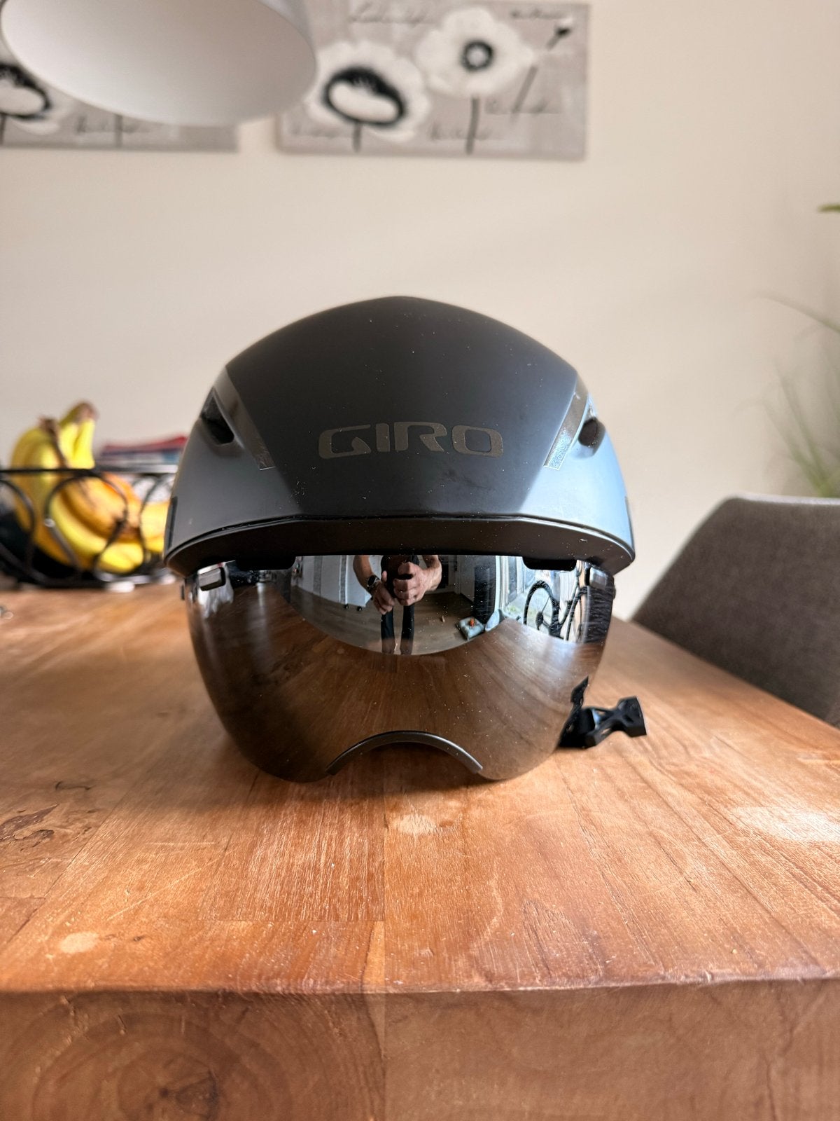 Giro Aerohead MIPS tijdrithelm - Zwart Maat M, Ophalen, Zo goed als nieuw, Overige maten, Heer of Dame