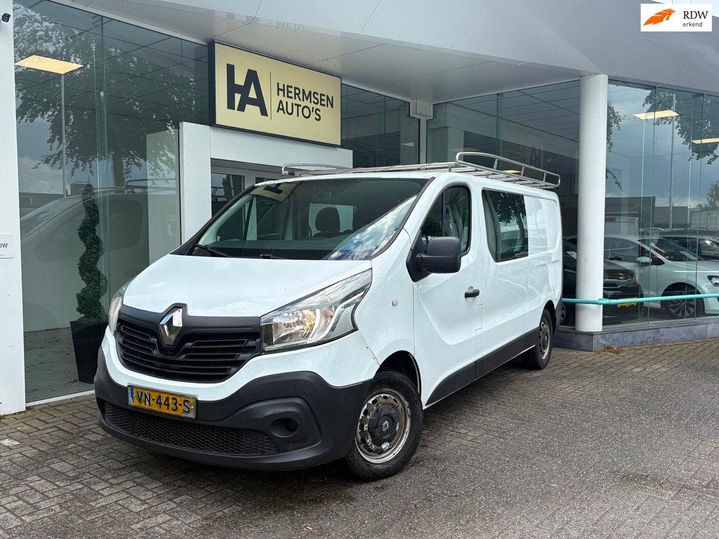 Renault Trafic 1.6 dCi T29 L2H1 Dubbel Cabine / Airco / Expo, Auto's, Bestelauto's, Bedrijf, Te koop, ABS, Airbags, Airconditioning