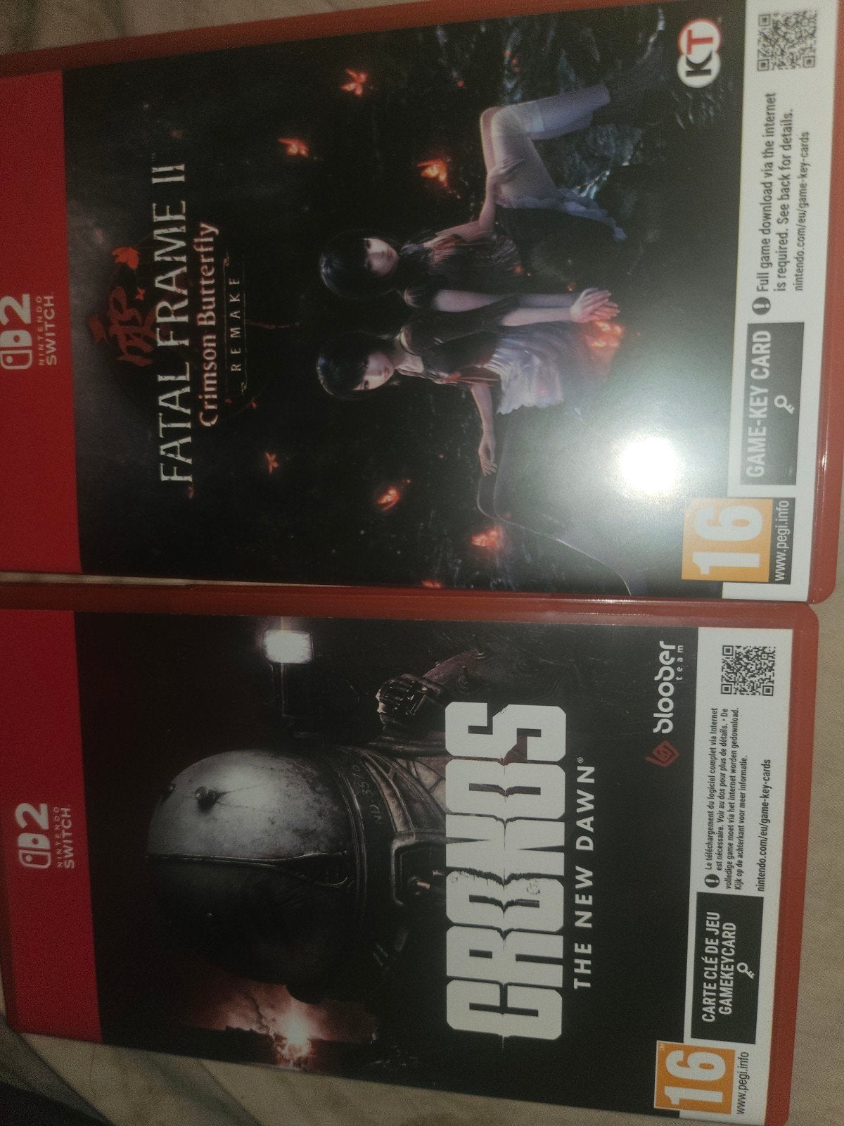 Switch2*Fatal Frame 2 remake&Chronos new dawn"60€samen1koop?, Ophalen, Zo goed als nieuw