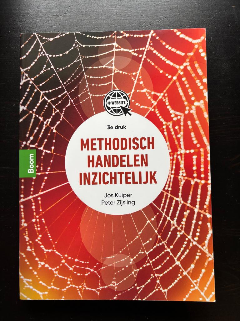 Methodisch handelen inzichtelijk, Boeken, Studieboeken en Cursussen, Boom, Zo goed als nieuw, Beta, HBO