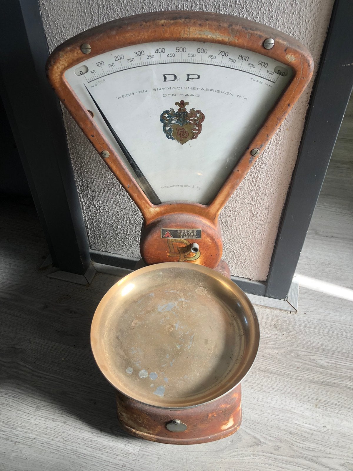 Weegschaal DePa, verweerd, Ophalen, Zo goed als nieuw, 500 gram of grover, Minder dan 10 kg