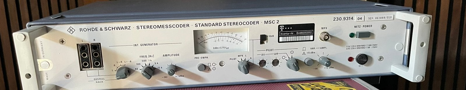 Rohde & schwarz stereocoder in nieuw staat, Telecommunicatie, Ophalen, Zo goed als nieuw