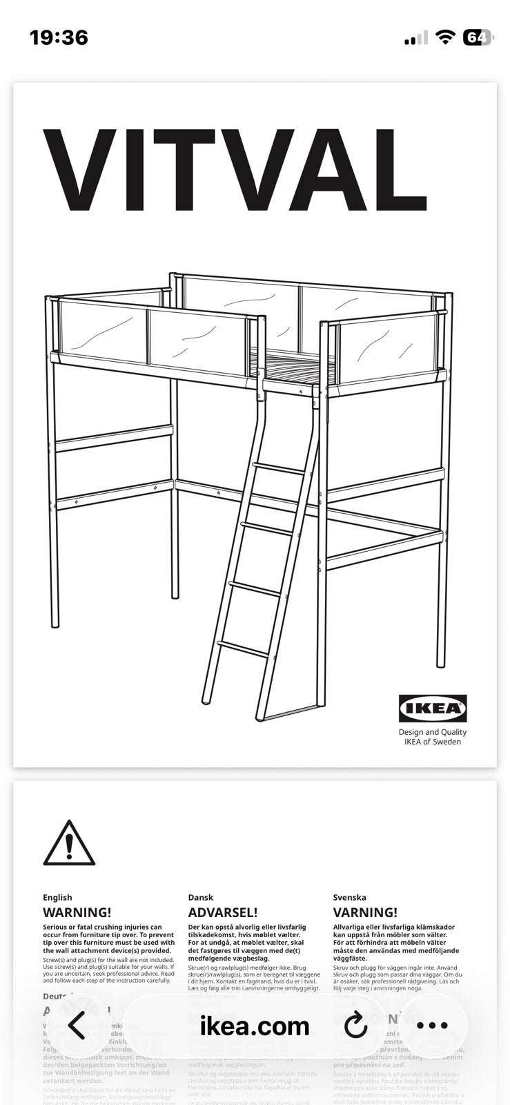 Frame hoogslaper, Ophalen, Eenpersoons, 90 cm, Hoogslaper