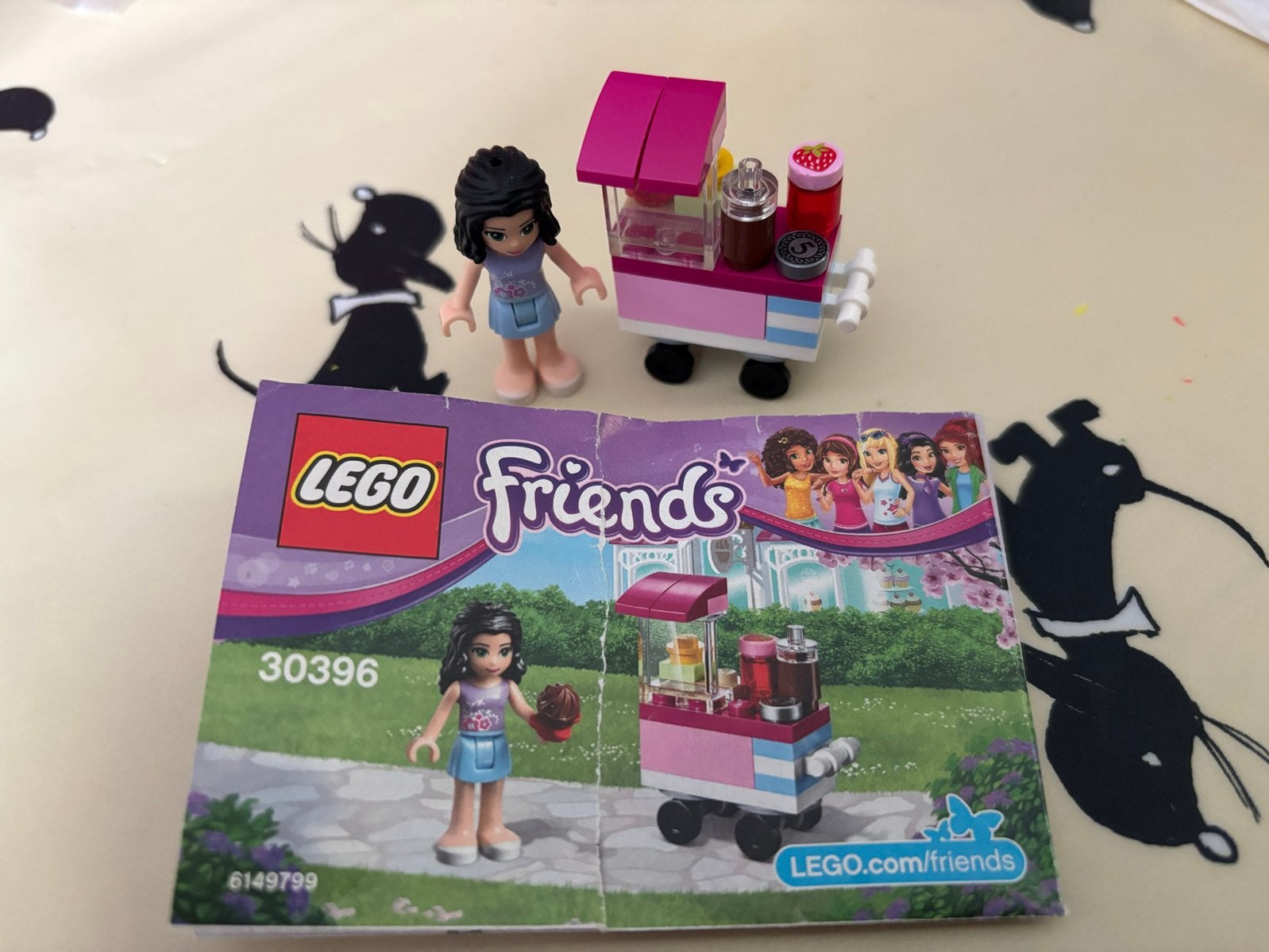 LEGO Friends 30396 Mia's Smoothie Karretje compleet, Ophalen of Verzenden, Zo goed als nieuw