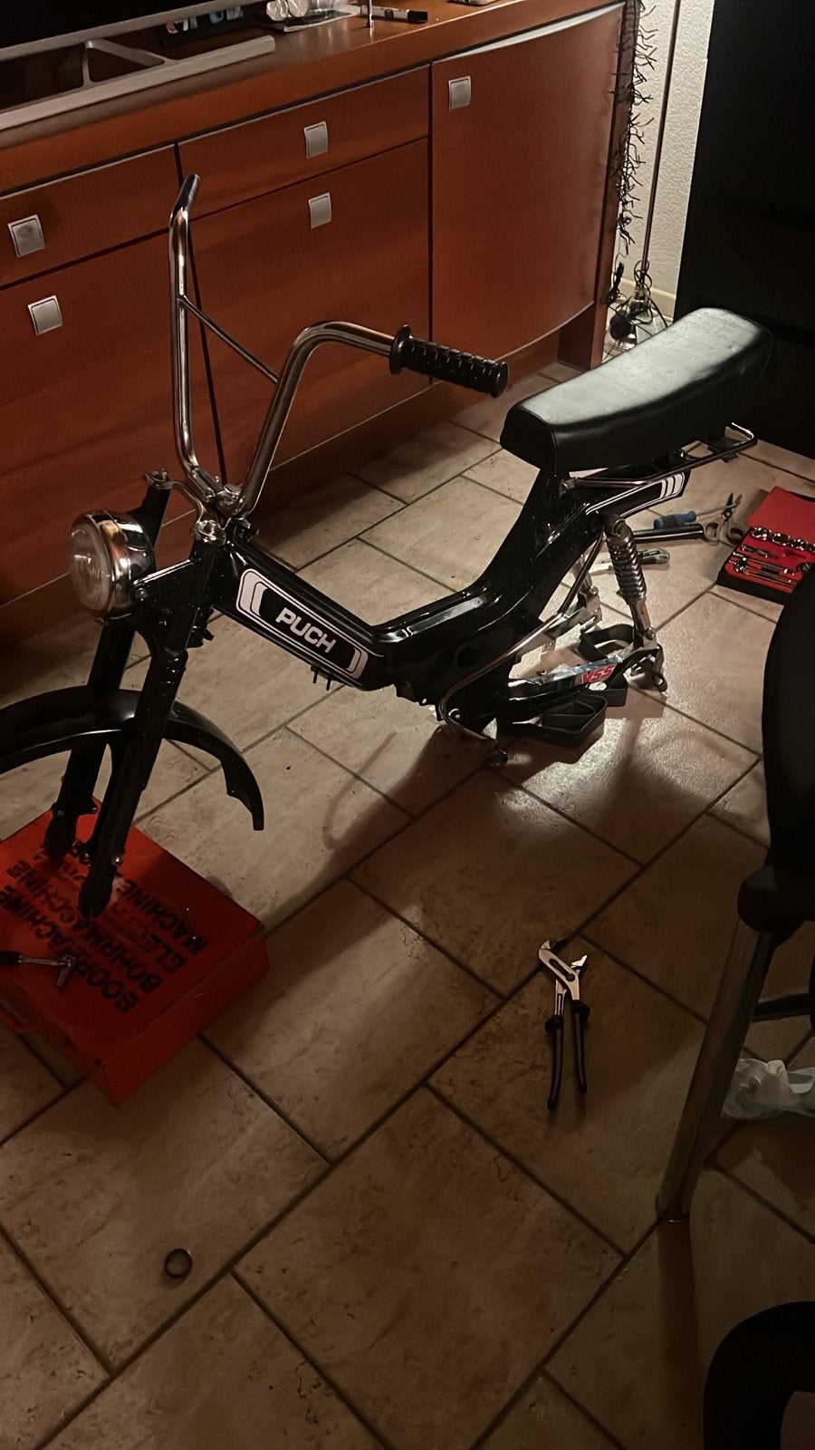 Opgeknapte Puch Maxi met kickstart blok, Ophalen, Gebruikt, Maxi