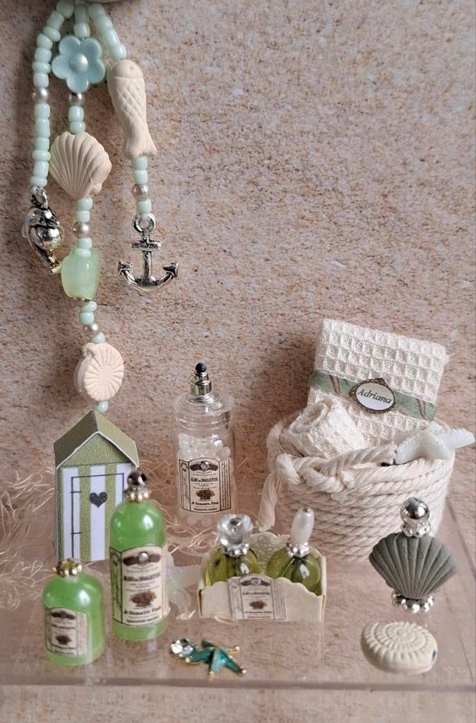 Parfumset 'Beach' 1:12, Ophalen of Verzenden, Decoratie