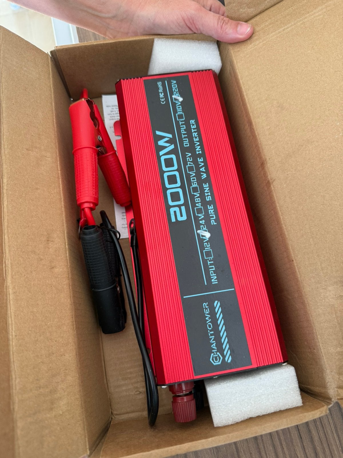 Omvormer 2000WATT, Ophalen of Verzenden, Zo goed als nieuw