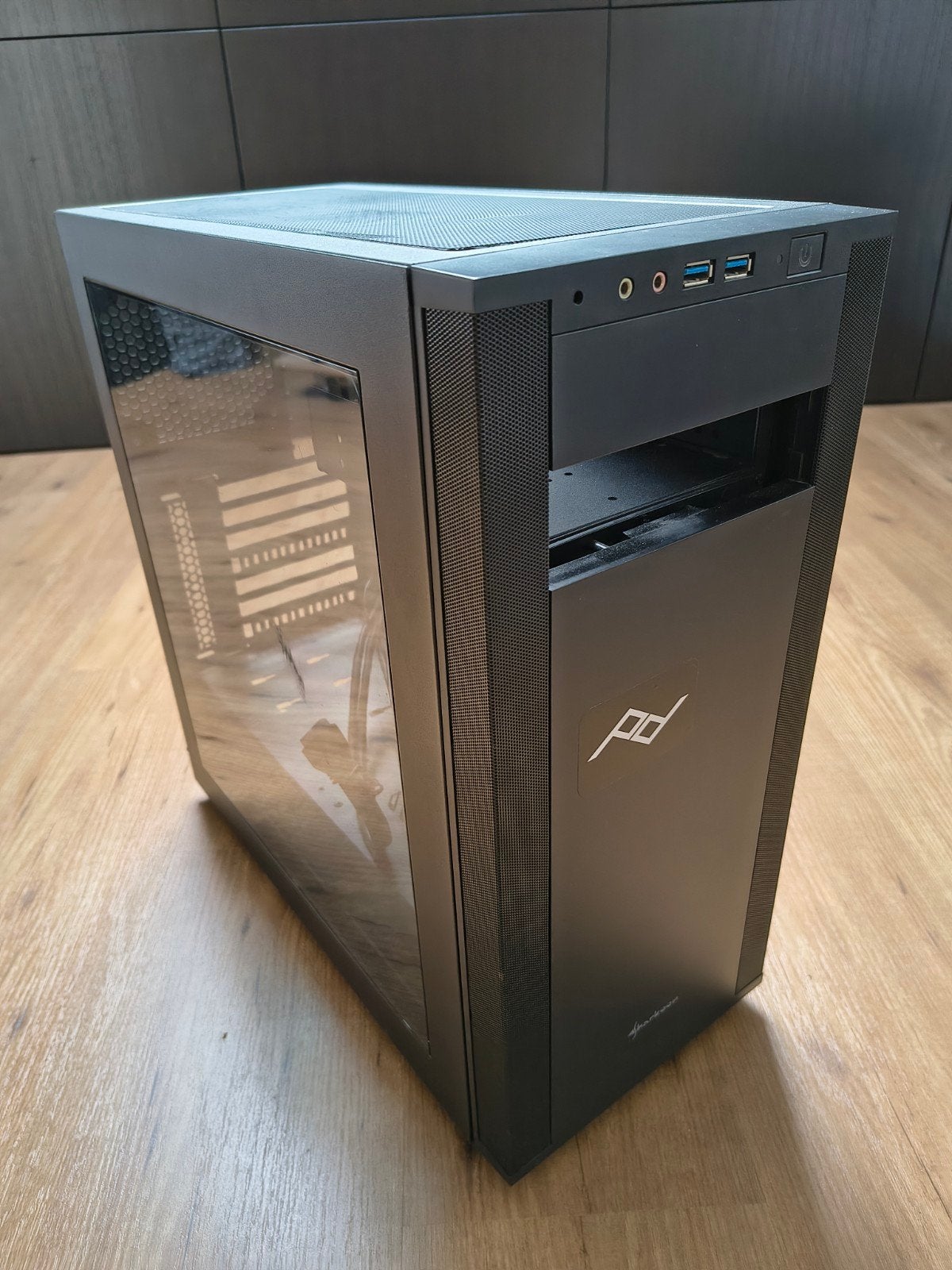 Sharkoon M25-W ATX Case, Ophalen of Verzenden, Gebruikt