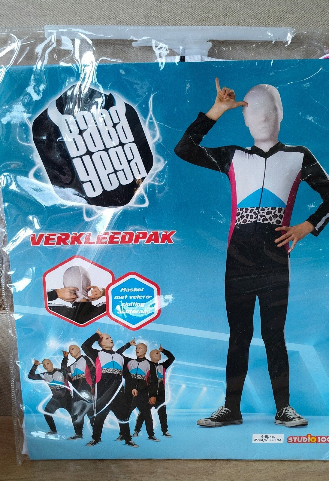 Baba Yega Verkleedpak Maat 134 - Studio 100, Verzenden, Nieuw, 134 t/m 140, Jongen of Meisje