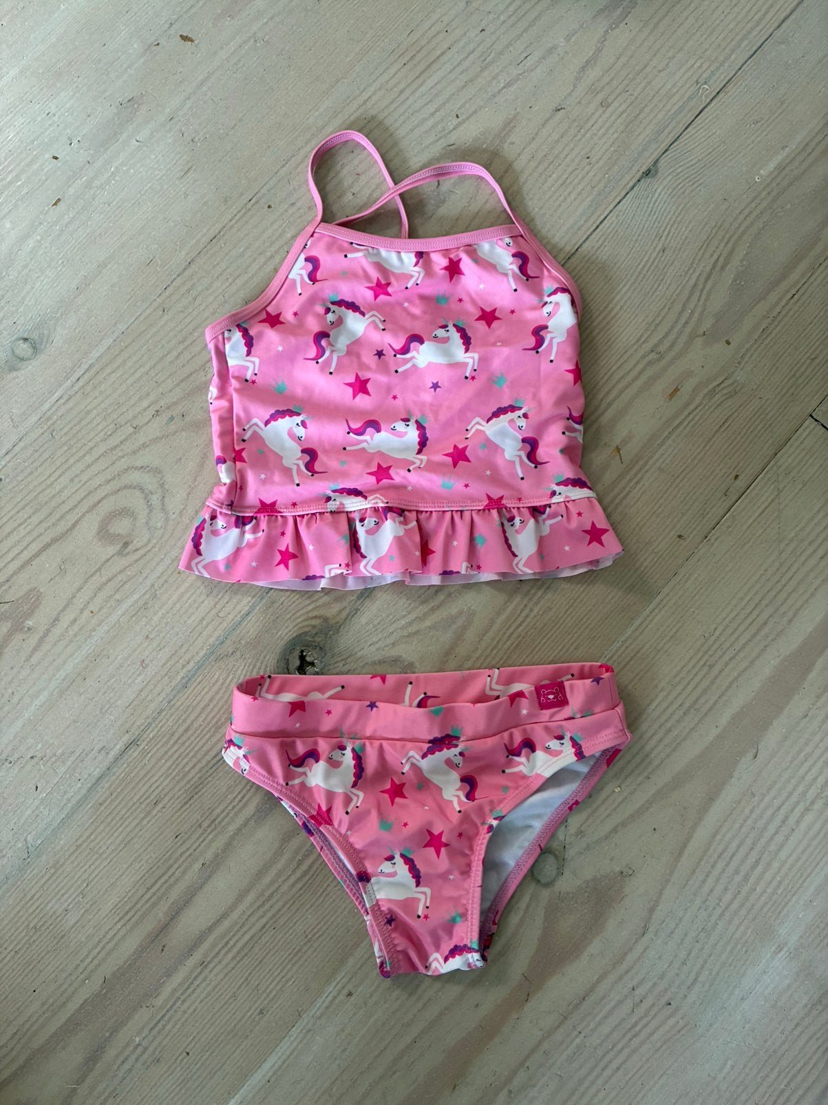 Tankini/bikini maat 122/128, Kinderen en Baby's, Ophalen of Verzenden, Zo goed als nieuw, Meisje, Sport- of Zwemkleding